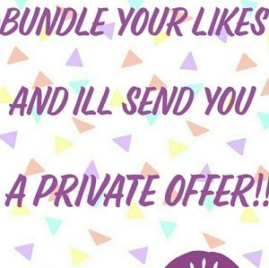 BUNDLE YOUR LIKES AND ILL SEND YOU A PRIVATE OFFER